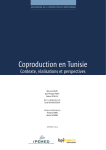 Coproduction en Tunisie - L`Economiste Maghrébin