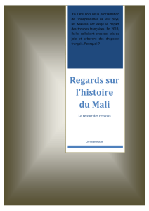 Regards sur l`histoire du Mali