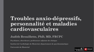 Troubles anxio-dépressifs et maladies cardiovasculaires