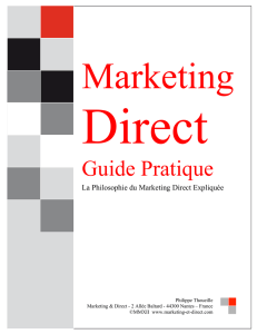 Guide Pratique - Marketing et direct