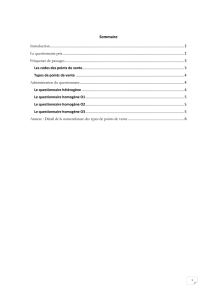 Sommaire - IHSN Survey Catalog