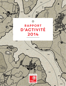 Rapport d`activité 2014 - Groupe Caisse des Dépôts