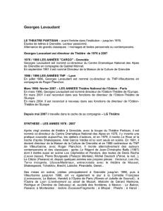 CV complet de G. Lavaudant
