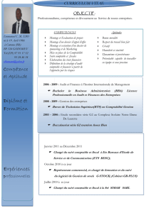 CV - amélioré - BBA 3 PDF - Banque Internationale du Bénin
