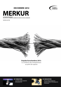 Merkur 10/2012 - Chambre de Commerce