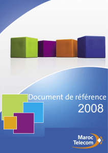 Maroc Telecom - Document de référence 2008