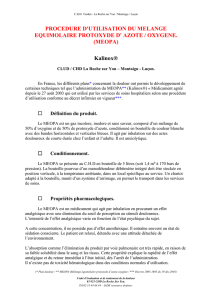 (MEOPA) Kalinox - Société Française des Infirmier(e)s Anesthésistes