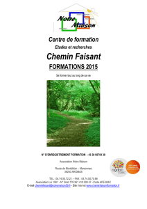 accompagnements / soins - Centre Formation Chemin Faisant