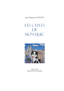 Les Chats de Montjuïc Hilazon Editions - Jean