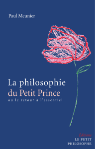 La philosophie du Petit Prince