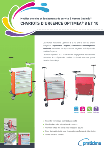 chariots d`urgence optiméa® 8 et 10