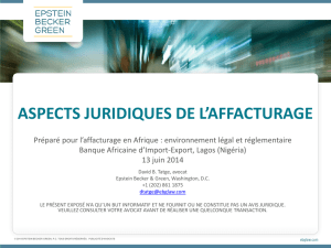 L`affacturage - African export