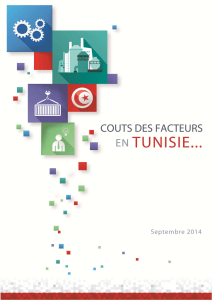 Couts des facteurs de production en Tunisie