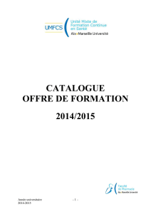 catalogue offre de formation 2014-2015