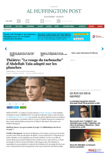 Huffington Post Maghreb - Le rouge du tarbouche / Interview