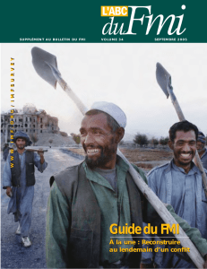 L`ABC du FMI -- Suppl&eacute;ment au Bulletin du FMI, 1er septembre