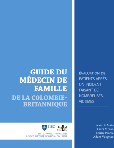 guide du médecin de famille - Justice Institute of British Columbia