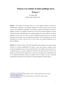 Pourra-t-on réduire la dette publique de la France ?