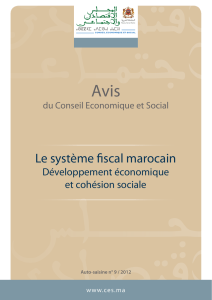 Le système fiscal marocain