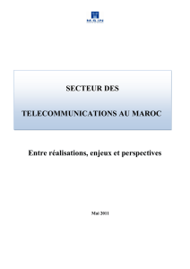 Note sectorielle des TELECOMS - MAI 2011