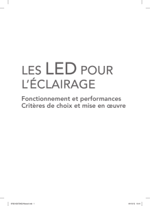 Les LED pour l`éclairage