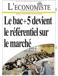 Moi Bac+5 - L`Economiste