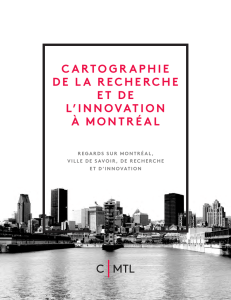 Cartographie de la recherche et de l`innovation à Montréal