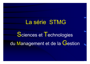 Diaporama présentation STMG