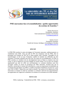 PME marocaines face à la mondialisation