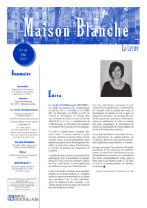 La Lettre - EPS Maison Blanche