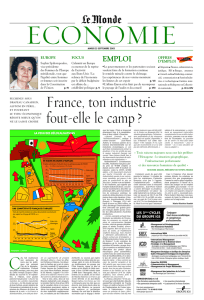 EMPLOI - Le Monde