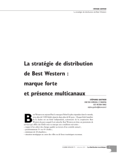 La stratégie de distribution de Best Western