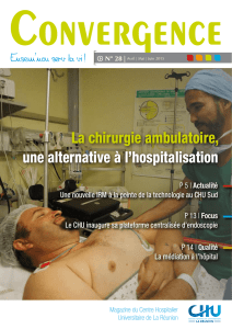 Convergence n° 28 - chu de la reunion