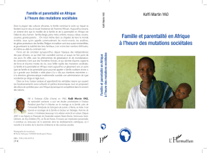 Famille et parentalité en Afrique à l`heure des