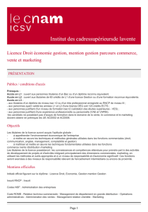 Licence Droit économie gestion, mention gestion