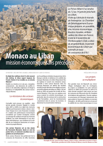 Monaco au Liban - Ambassade du Liban