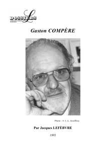 Gaston COMPÈRE - Service du Livre Luxembourgeois