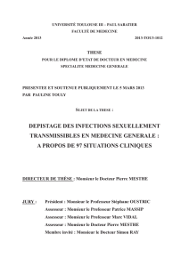 THESE IST - Bienvenue sur le site des Thèses d`exercice de Santé