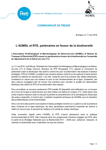 L`AOMSL et RTE, partenaires en faveur de la