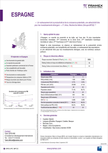 Consulter la fiche pays Espagne par Pramex International