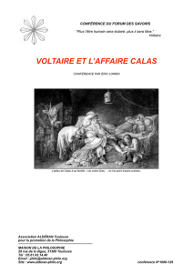 Voltaire Calas - Association ALDERAN