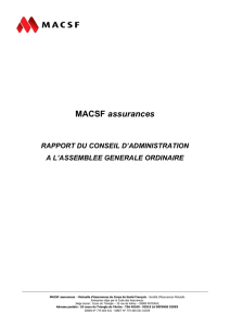 MACSF assurances