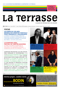 criTiQues - Journal La Terrasse