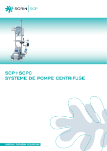 SCP+SCPC SYSTEME DE POMPE CENTRIFUGE