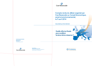 Compte-rendu du d&eacute;bat du 9 avril 2014 - Coe