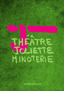 saison 2013-2014 - Théâtre Joliette