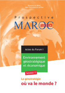 Prospective Maroc 2030