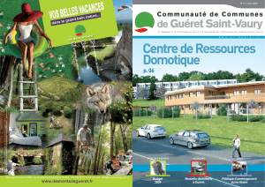 Centre de Ressources Domotique - Communauté d`Agglomération
