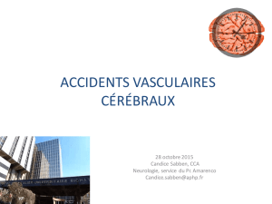 Accidents vasculaires cérébraux vff