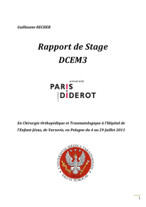 Rapport de Stage DCEM3